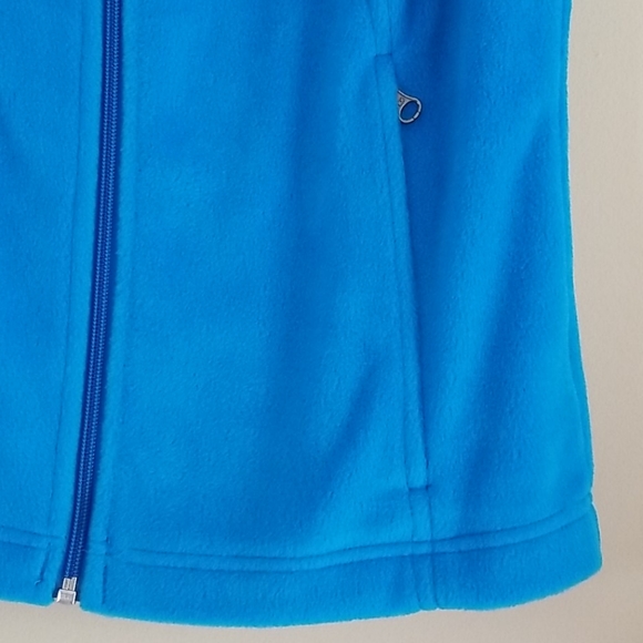 💙HP💙 Columbia Benton Springs Fathom Blue Fleece Vest S - Picture 4 of 10
